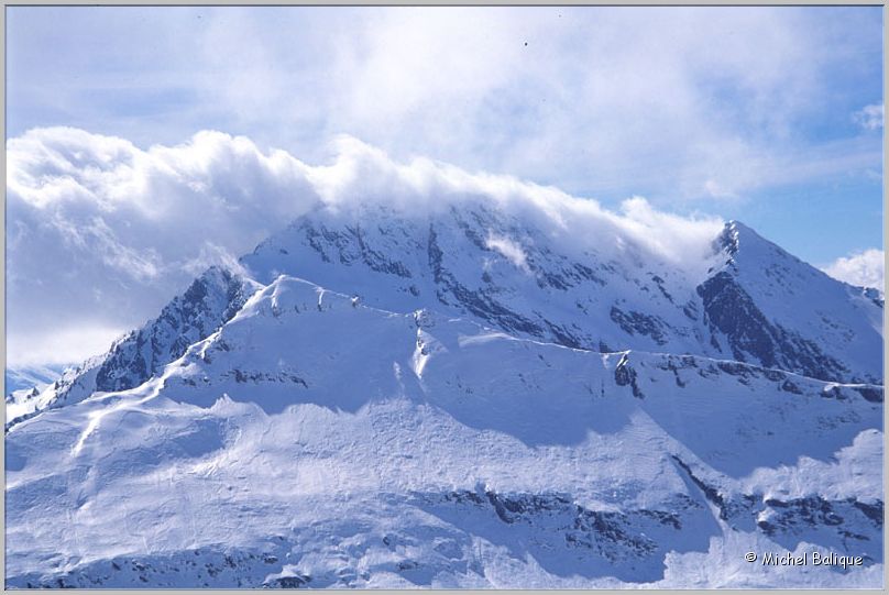 Hiver 91 La cime du Laro et le Petit Mont Cenis