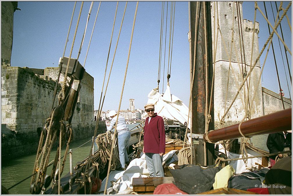 Entrée dans le port