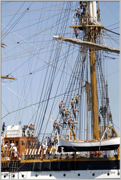 Amerigo Vespucci gabiers haubans