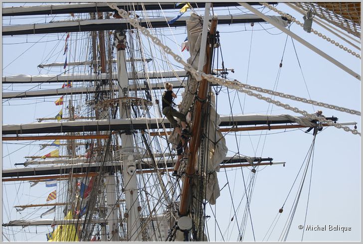 Equipière sur beaupré Stad Amsterdam